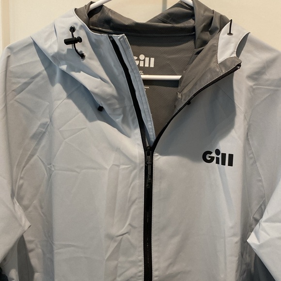 Gill Ladies Light Weight Hooded Full Zip Sailing Jacket.  Silver Grey.  XL. NWOT - Picture 2 of 9